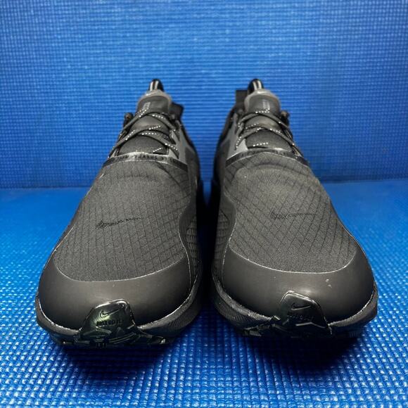 🔴 Nike Air Pegasus 37 Shield Women`s Size 8.5 Black Athletic Shoes CQ8639-001 - Picture 2 of 8